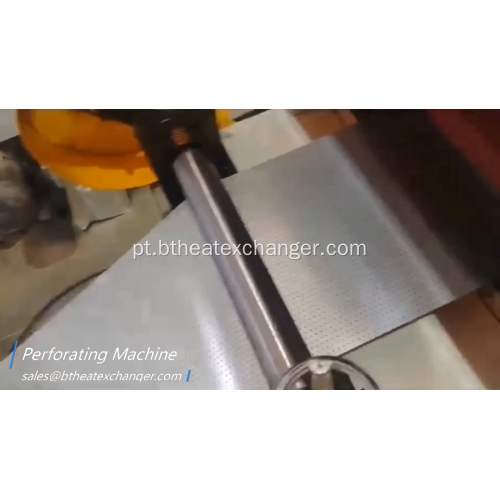 Máquina de perfuração automática de folha de alumínio